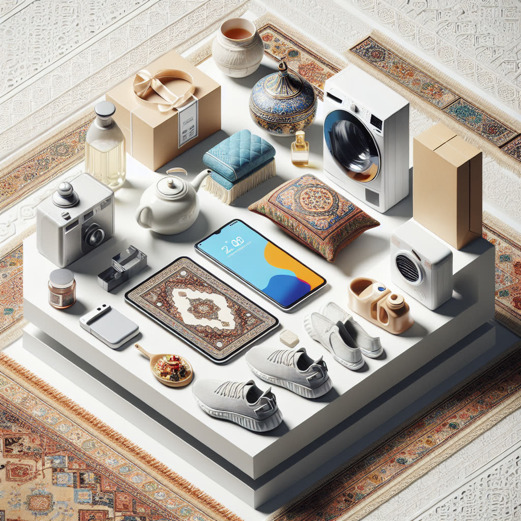 تابلو فرش کلاسیک با طرح پرتره و رنگ‌های گرم